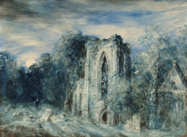 Netley Abbey by Moonlight by John Constable